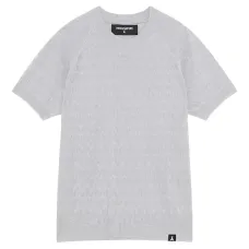 Фактурная футболка с рукавами реглан