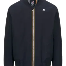 Куртка на молнии с нашивкой-логотипом