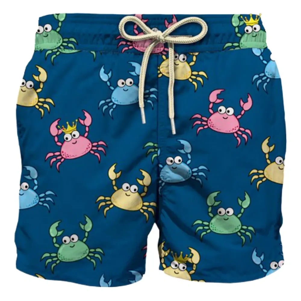 Плавки-шорты с принтом