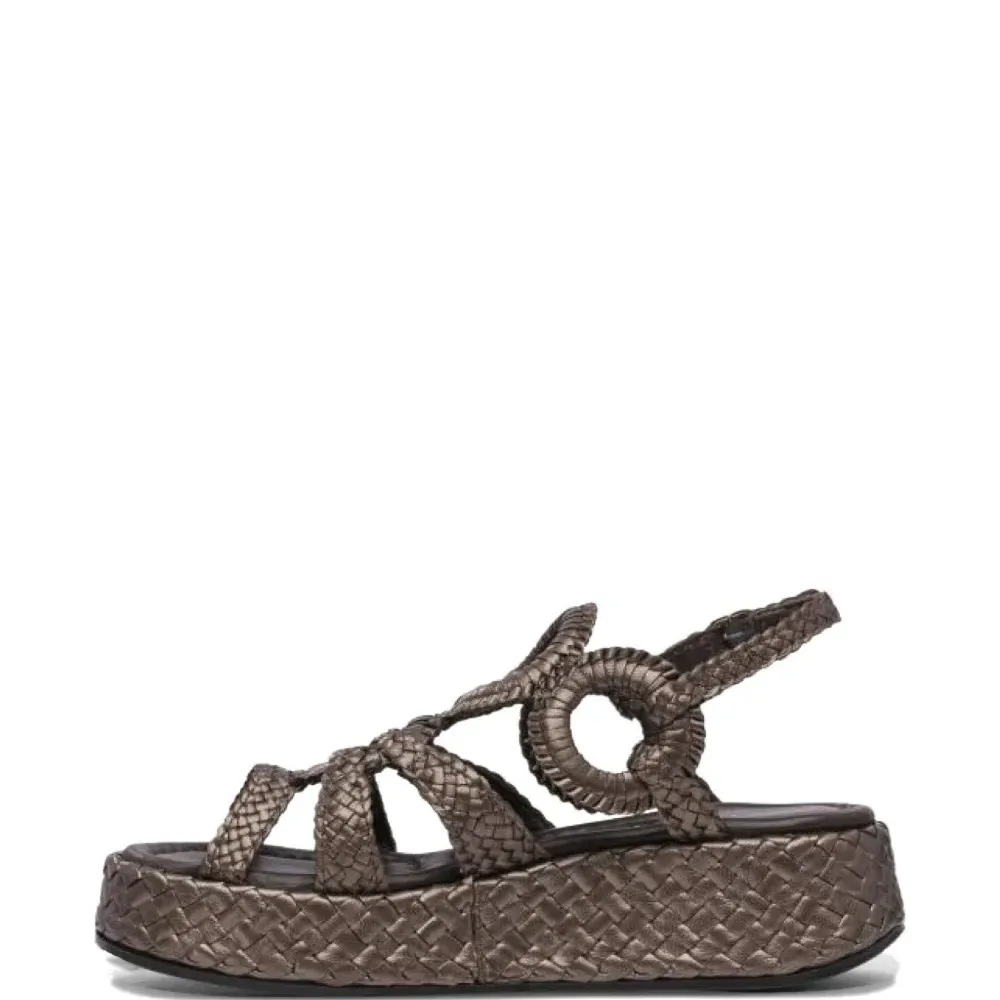 Сандалии с плетеными ремешками Сандалии с плетеными ремешками