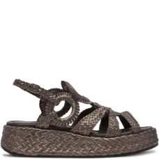 Сандалии с плетеными ремешками