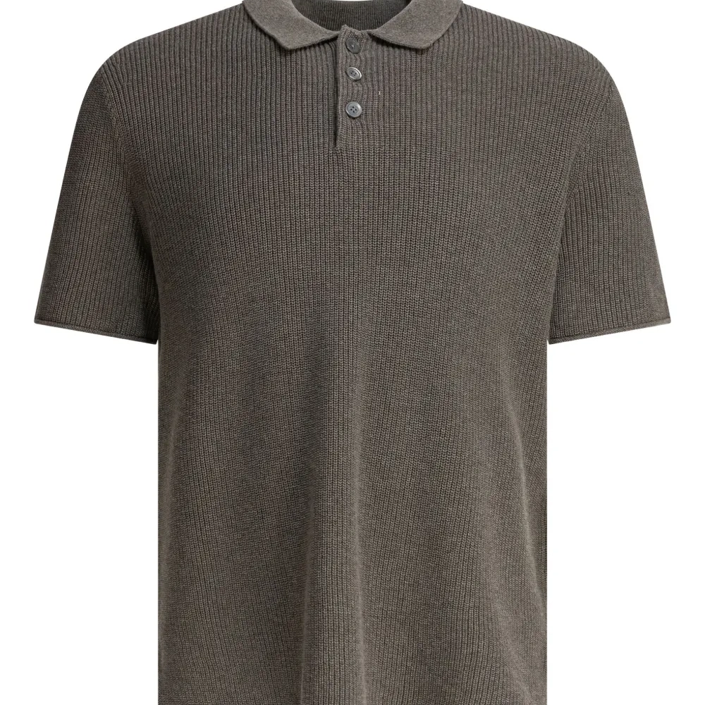 Рубашка поло в рубчик