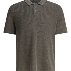 Рубашка поло в рубчик