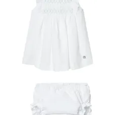 Комплект из платья и блумеров с оборками Комплект из платья и блумеров с оборками