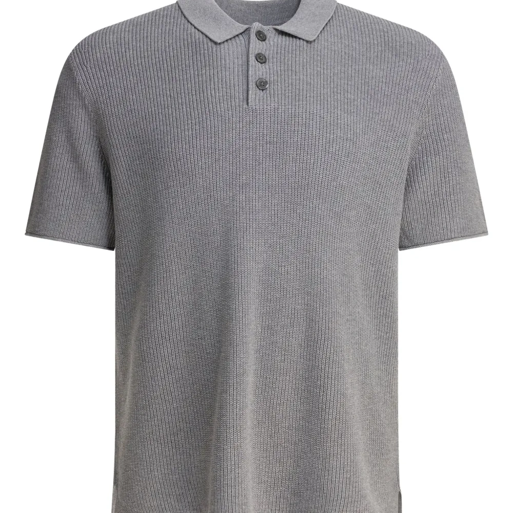 Рубашка поло в рубчик