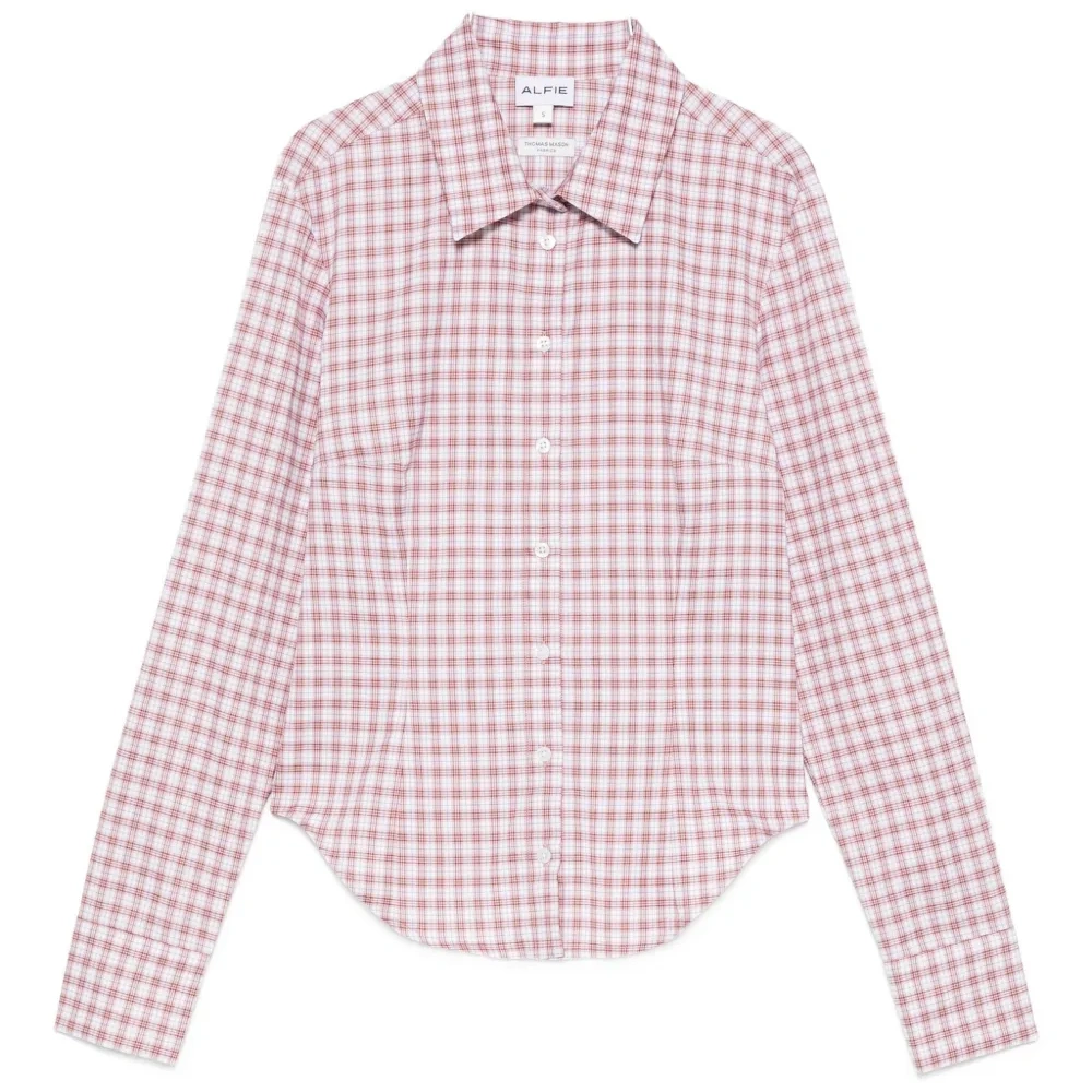 Клетчатая хлопковая рубашка