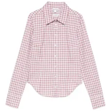 Клетчатая хлопковая рубашка