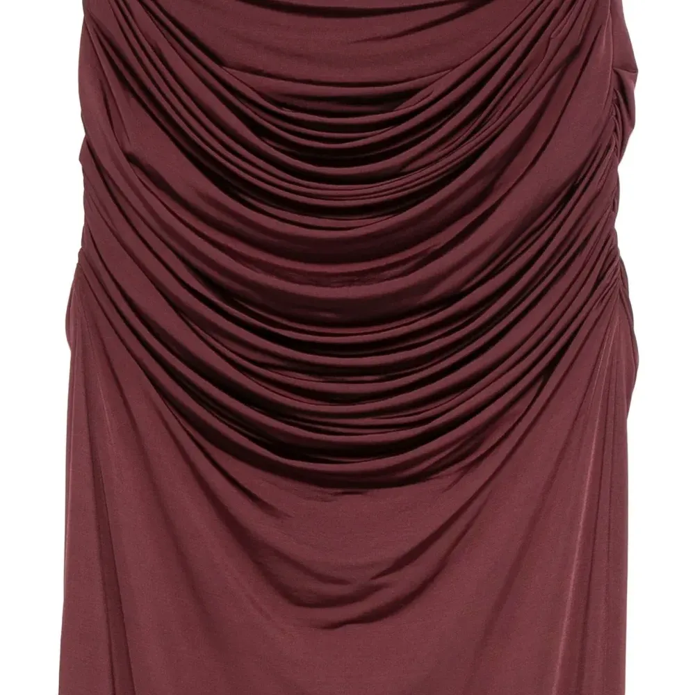 Драпированная миди-юбка