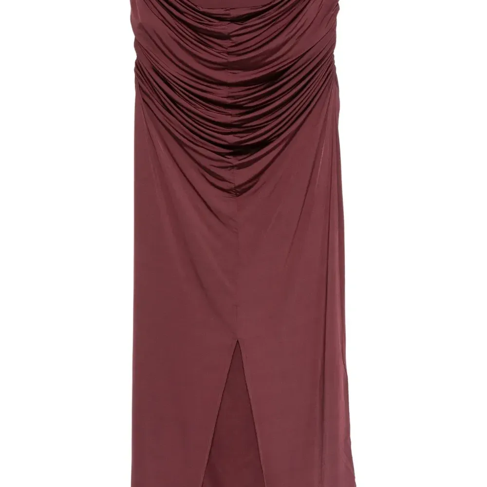 Драпированная миди-юбка