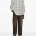Рубашка в клетку на пуговицах