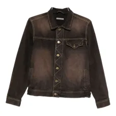 Джинсовая куртка с эффектом перкрашивания