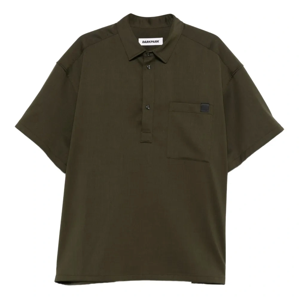 Рубашка поло с короткими рукавами и накладным карманом