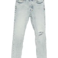 Джинсы с эффектом потертости