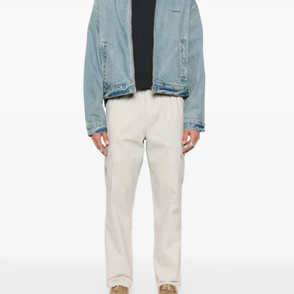 брюки карго с эластичным поясом