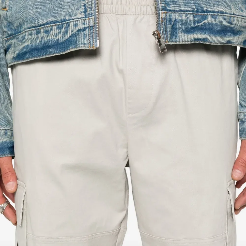 брюки карго с эластичным поясом