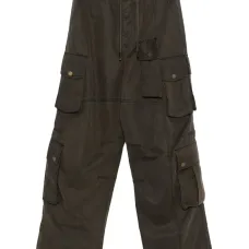 Брюки с накладными карманами