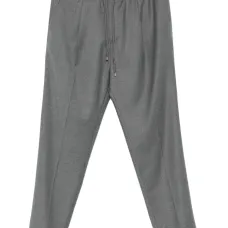 Брюки с кулиской и складками