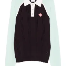 Рубашка поло в стиле колор-блок