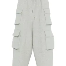 Брюки с карманами карго и шнурком