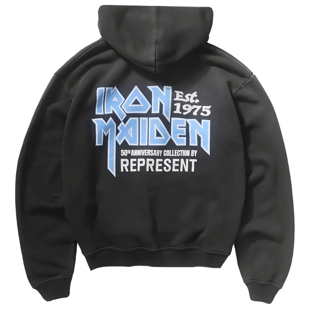 худи Iron Maiden на молнии