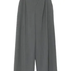 Широкие брюки со складками