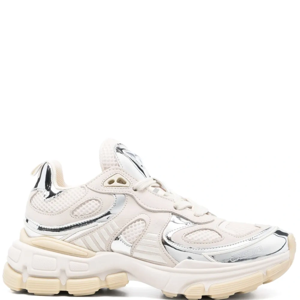 кроссовки с эффектом металлик