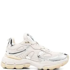 кроссовки с эффектом металлик