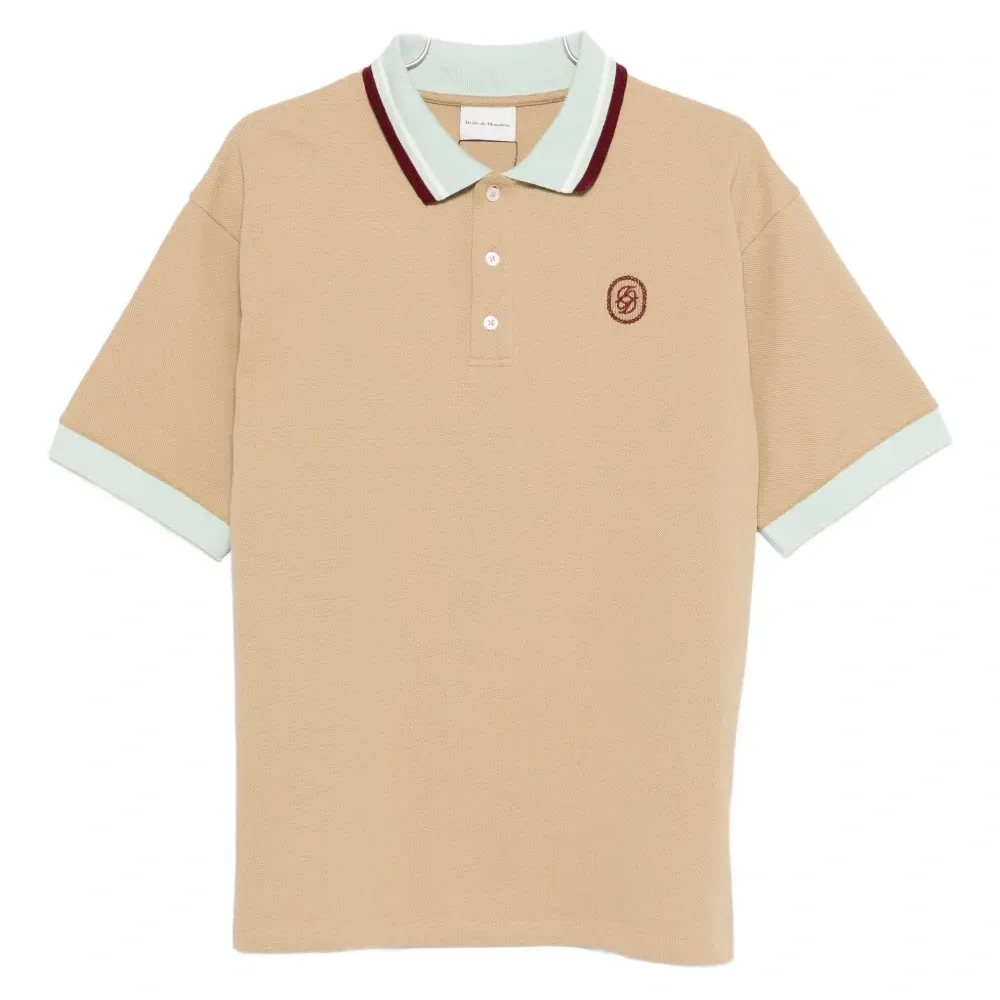 рубашка поло с вышитым логотипом