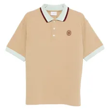 рубашка поло с вышитым логотипом