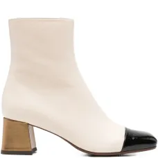 Ботильоны на блочном каблуке