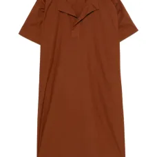 Платье миди Chiara с воротником и короткими рукавами