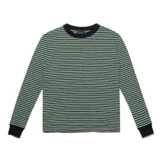 Полосатый топ с длинными рукавами