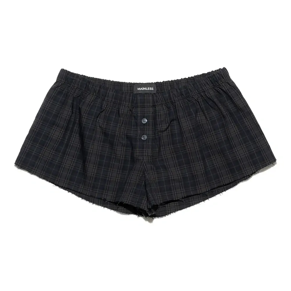 Клетчатые шорты на пуговицах