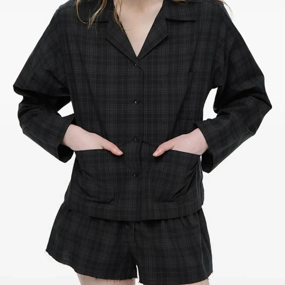 Клетчатая рубашка с короткими рукавами