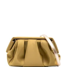 Сумка-клатч со сборками и съемным ремешком