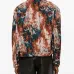куртка-рубашка с абстрактным принтом