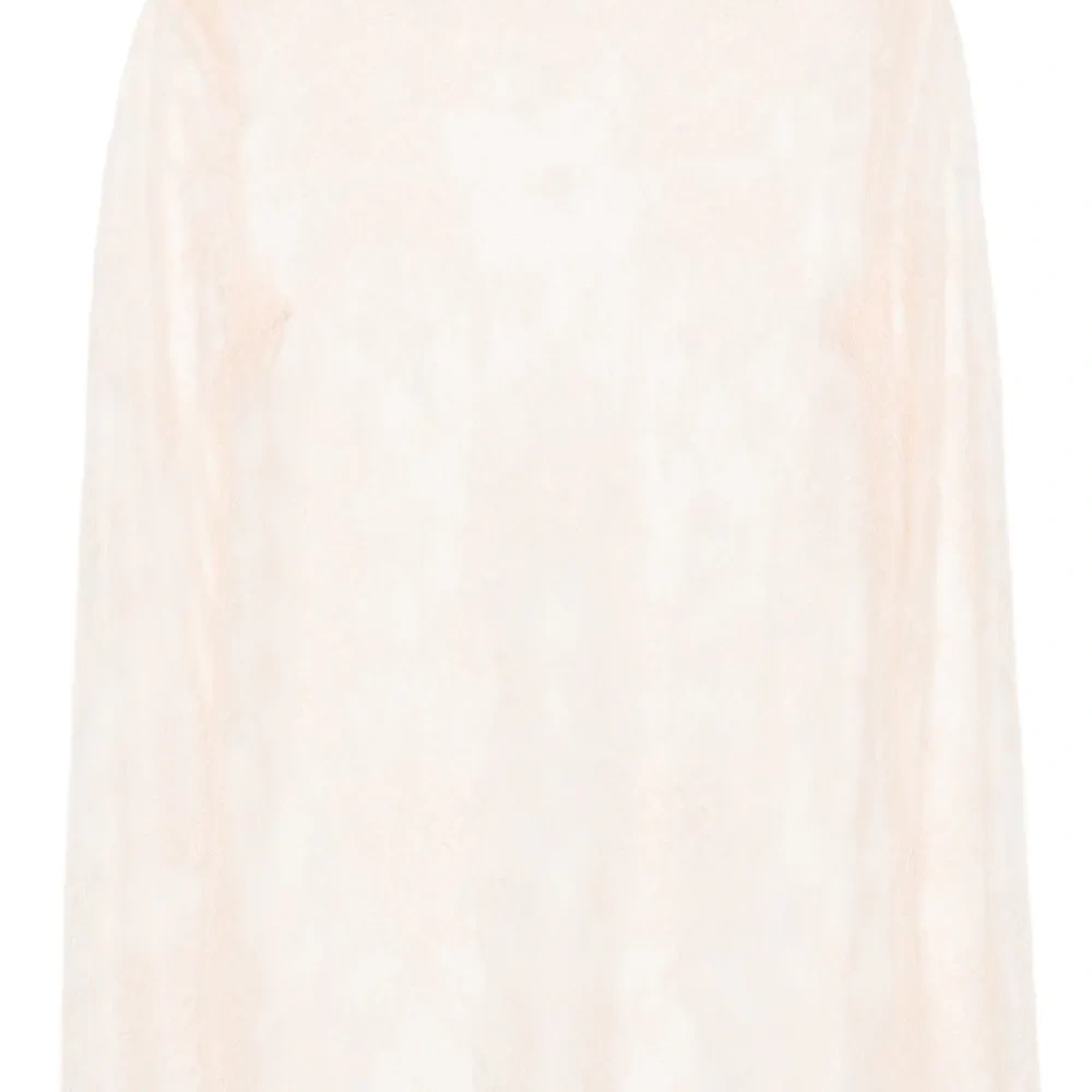 Топ с длинными рукавами и кружевом