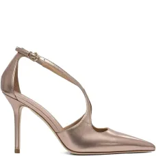 Туфли с ремешком на щиколотке и заостренным носком