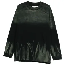 Джемпер с длинными рукавами и эффектом дип-дай