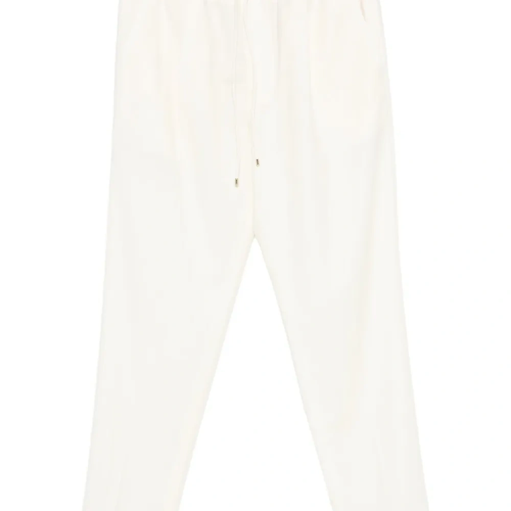 Брюки с кулиской и складками