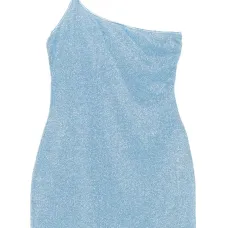 Платье на одно плечо с цепочкой Платье на одно плечо с цепочкой