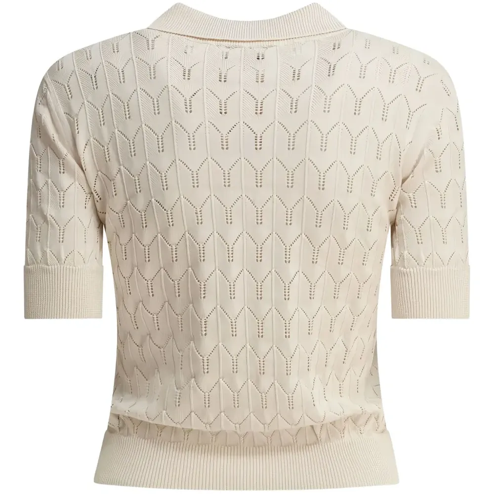 Рубашка поло с узором шеврон