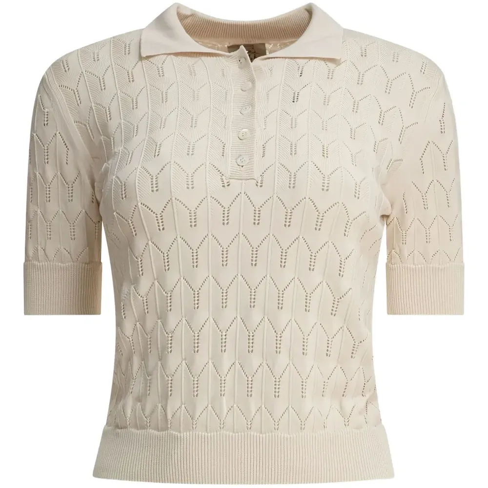 Рубашка поло с узором шеврон