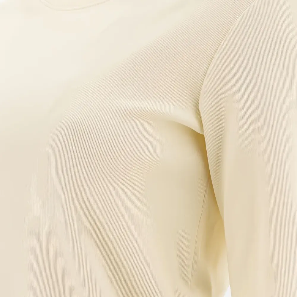 Топ в рубчик с круглым вырезом Топ в рубчик с круглым вырезом