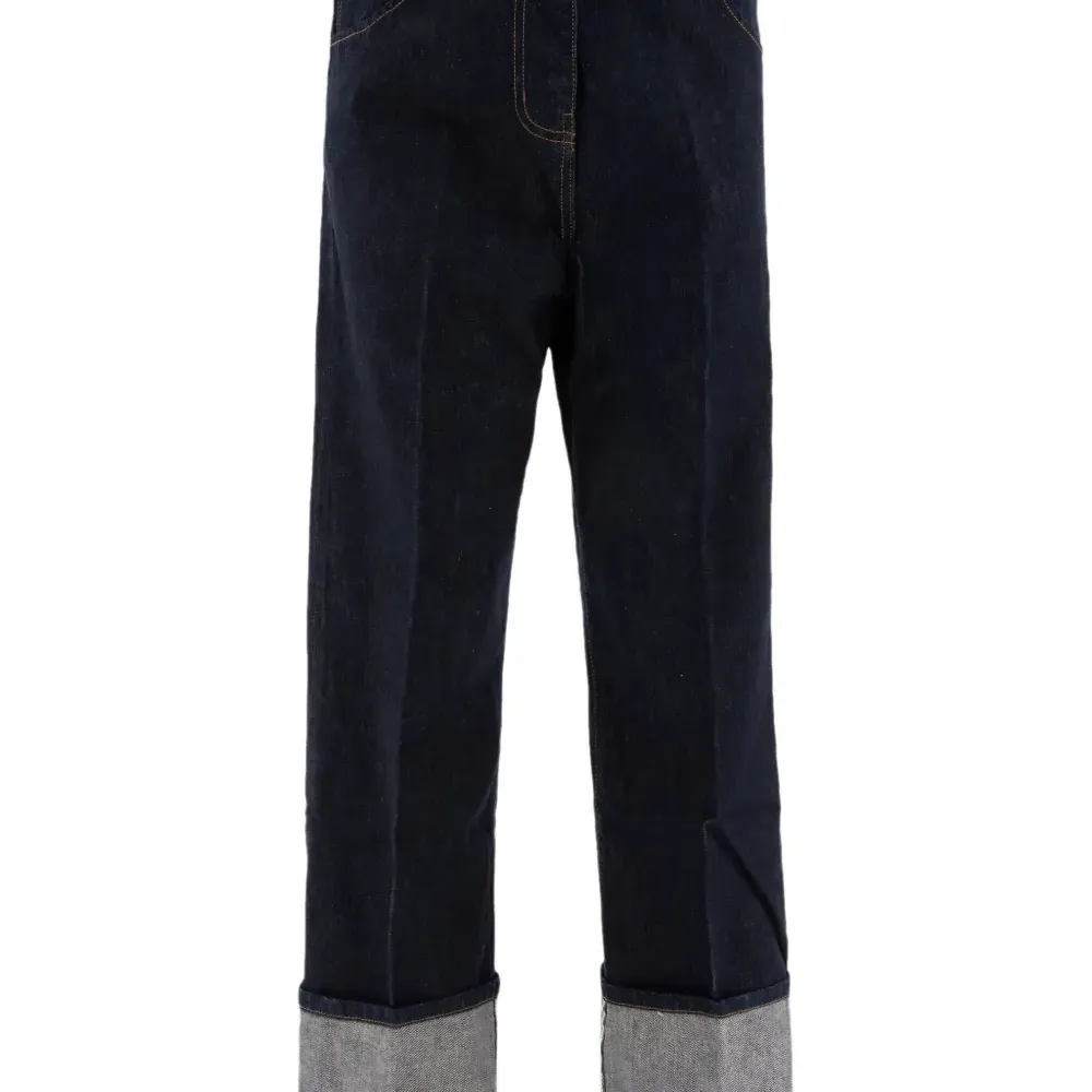 Джинсы с манжетами Джинсы с манжетами