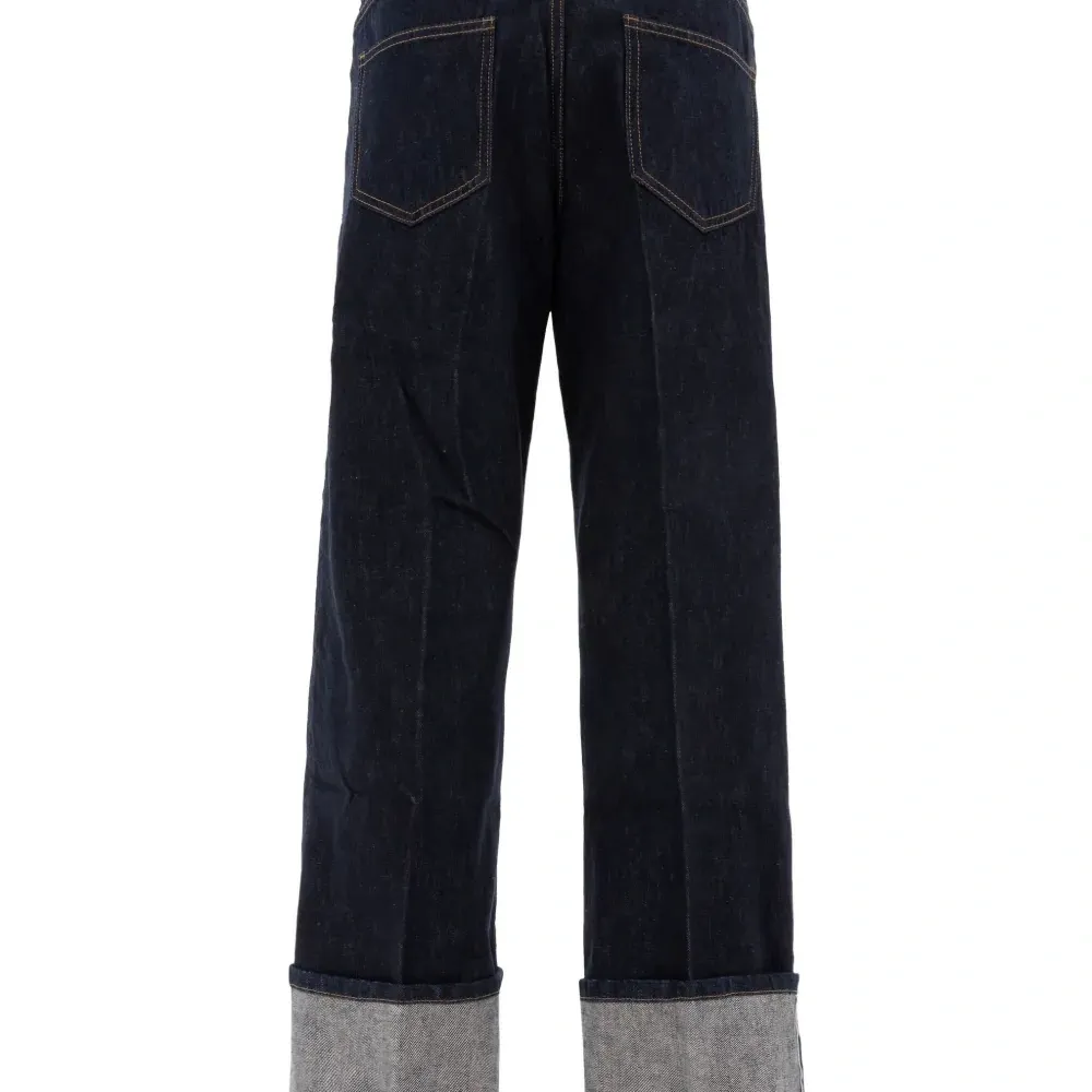 Джинсы с манжетами Джинсы с манжетами