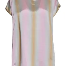 Полосатый топ с короткими рукавами