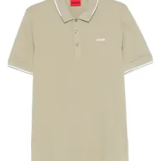 рубашка поло с вышитым логотипом