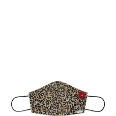 маска с леопардовым принтом