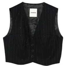 Топ в тонкую полоску